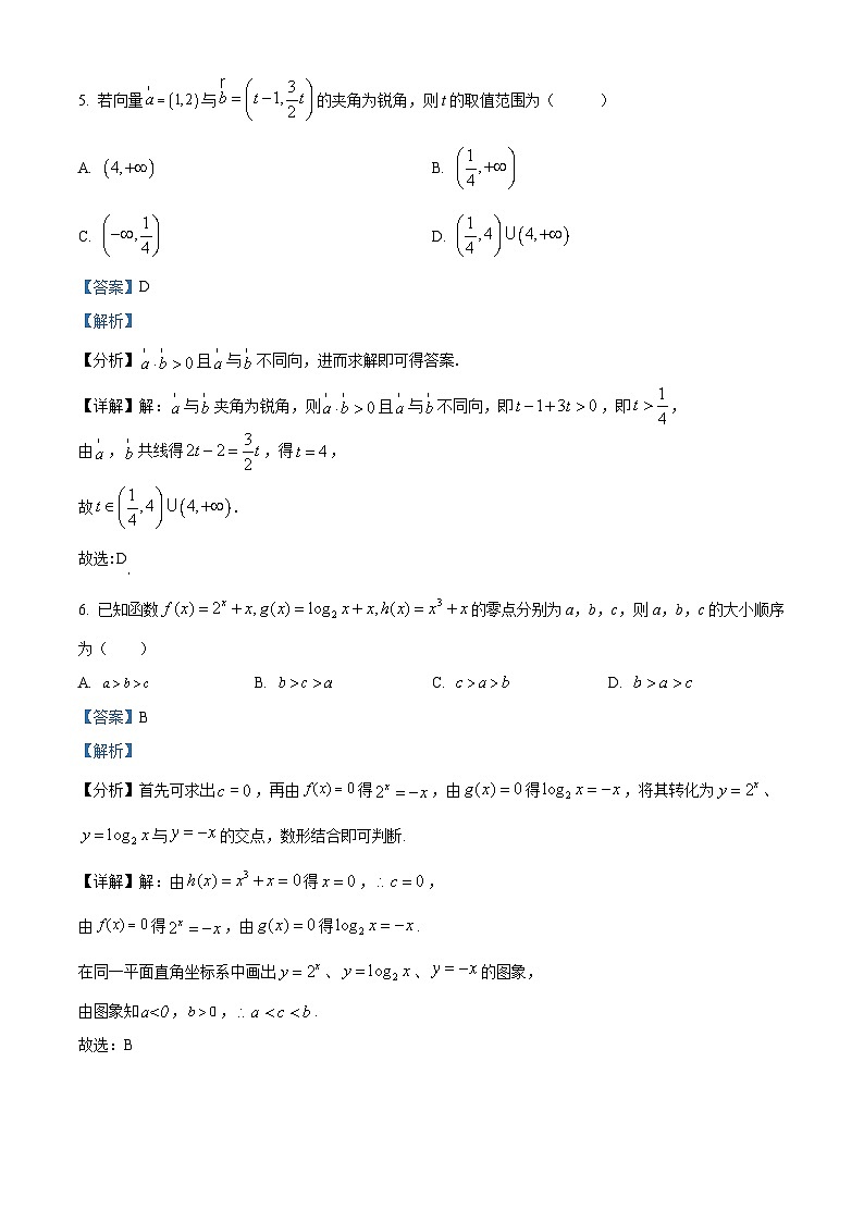 2022-2023学年湖南省长沙市雅礼中学高一下学期3月检测数学试题03