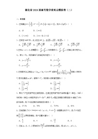湖北省2024届高考数学重难点模拟卷（二）