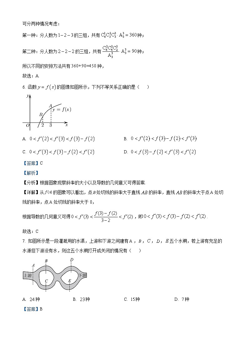 46，陕西省咸阳市实验中学2022-2023学年高二下学期第一次月考数学（理）试题03