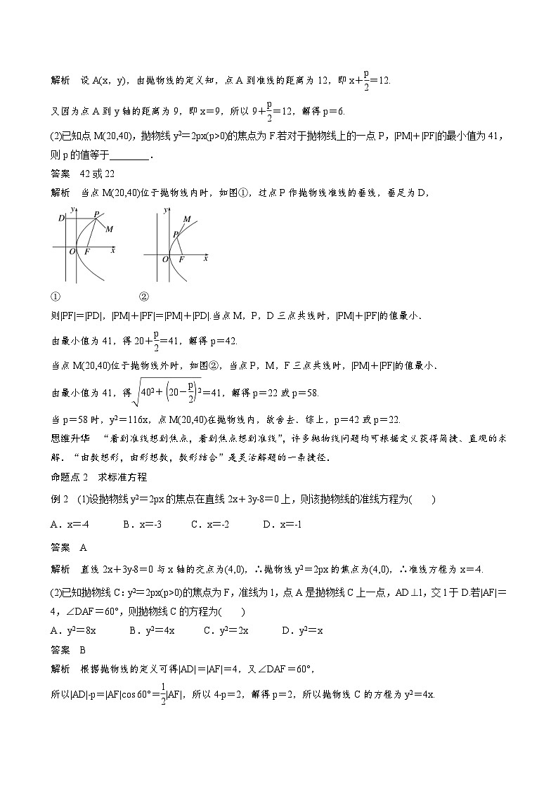 (新高考)高考数学一轮复习讲义+巩固练习8.8《抛物线》(教师版)第3页