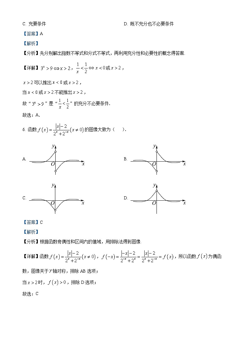 湖南省浏阳市2023-2024学年高一上学期期末数学试卷（Word版附解析）03