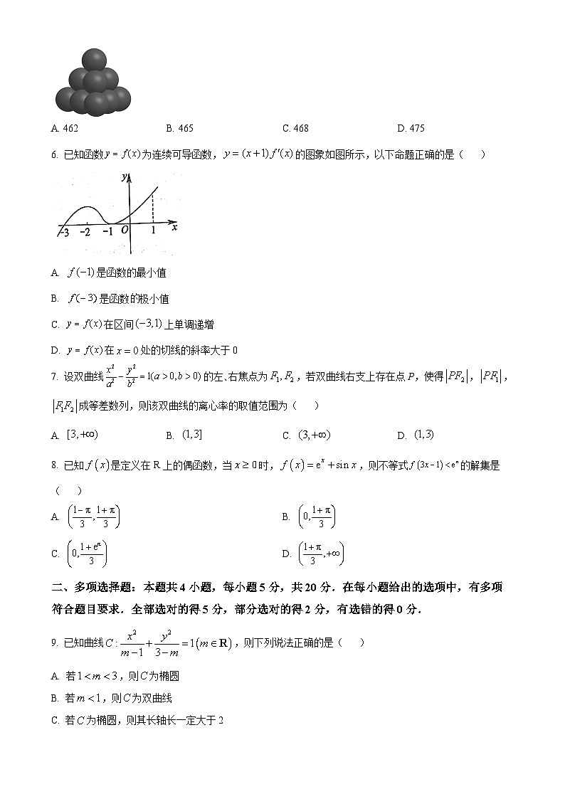 安徽省六安第一中学2023-2024学年高二上学期期末考试数学试题无答案第2页