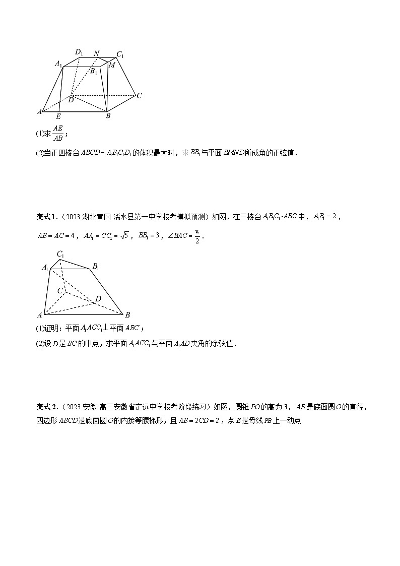 重难点突破06 立体几何解答题最全归纳总结（九大题型）（原卷版）第3页