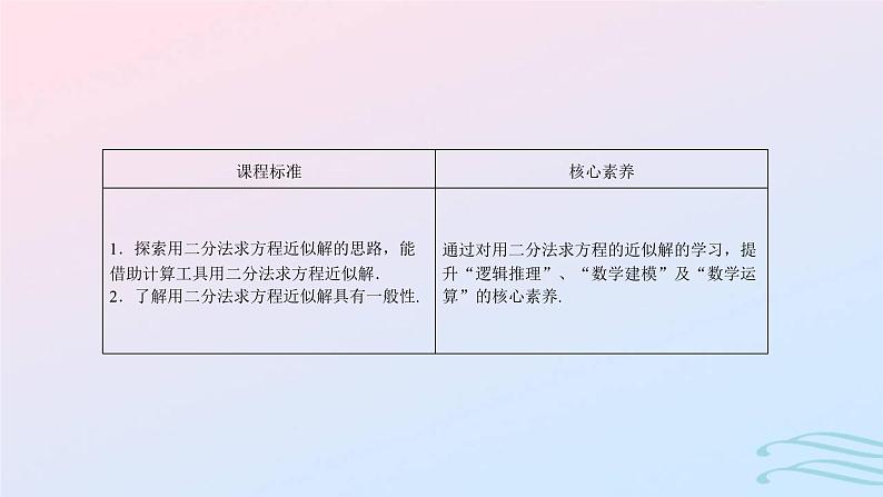 2024春新教材高中数学4.5.2用二分法求方程的近似解课件新人教A版必修第一册02