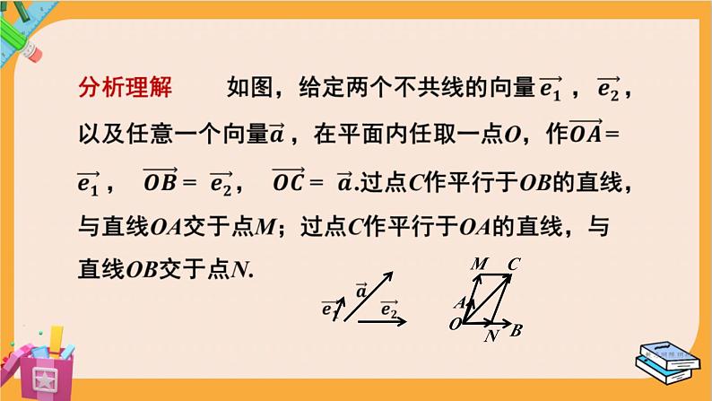 北师大版高中数学必修第二册 第2章 4.1 平面向量基本定理 PPT课件06