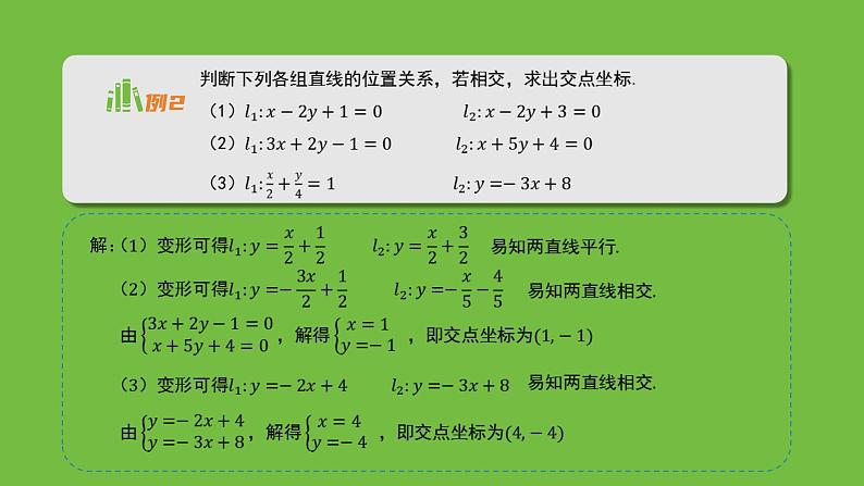 《1.1.5两条直线的交点坐标》 优秀教学课件第8页