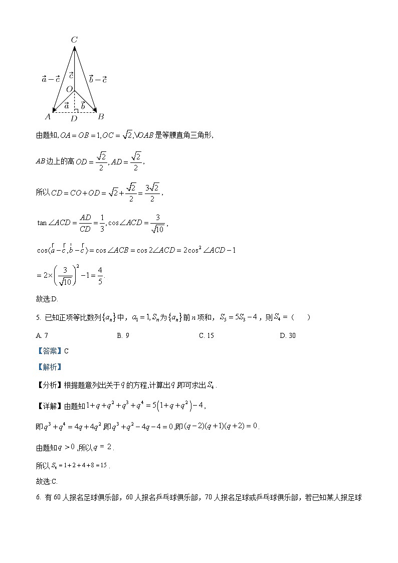 精品解析：2023年高考全国甲卷数学(理)真题（原卷+解析版）03