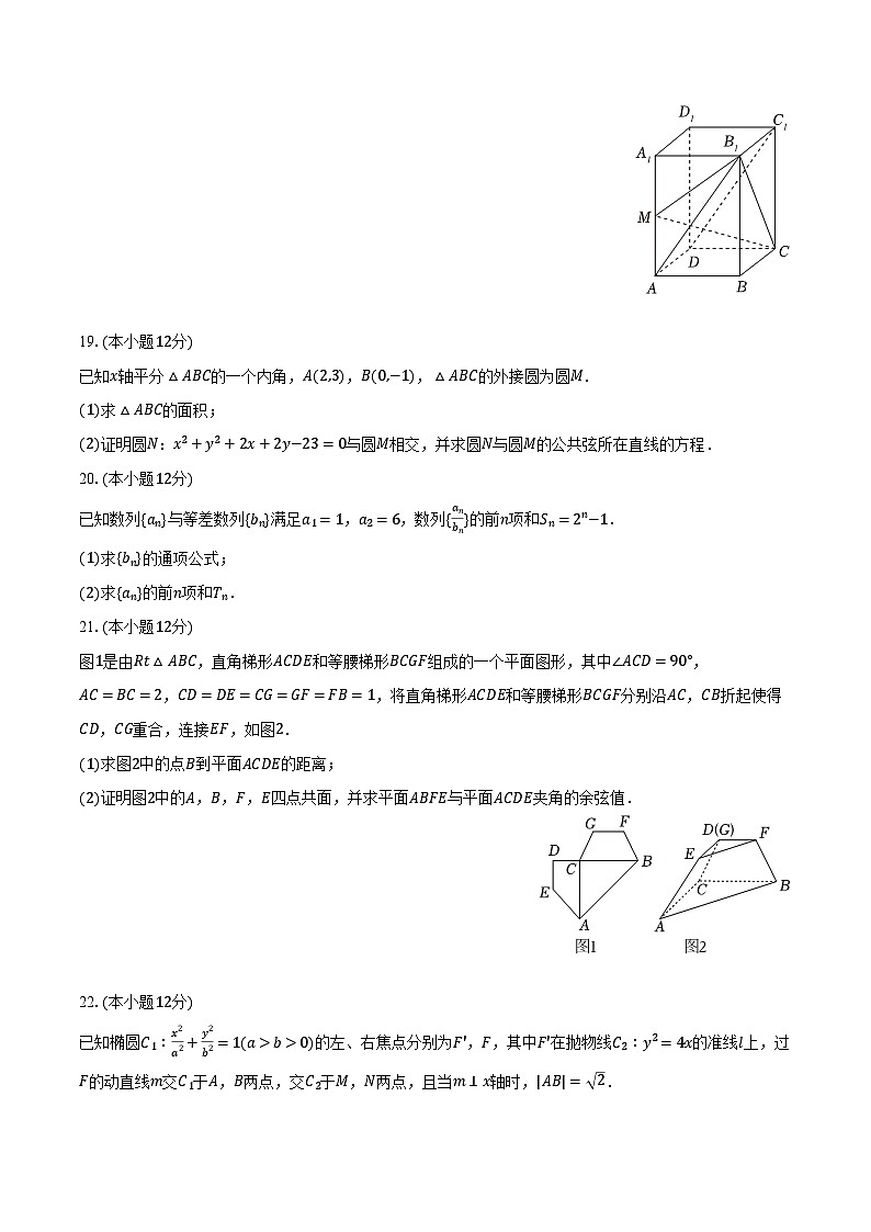 2023-2024学年山东省聊城市高二（上）期末数学试卷（含解析）03