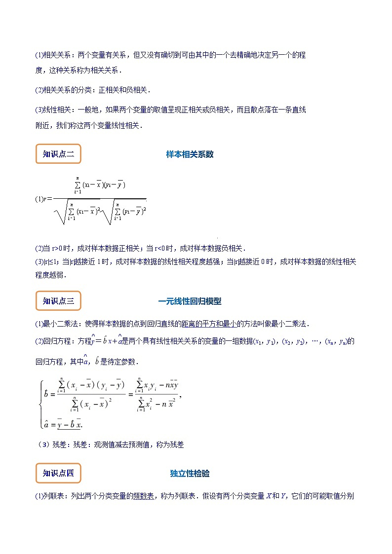 专题10.2 统计案例（讲+练）-备战高考数学大一轮复习核心考点精讲精练（新高考专用）02
