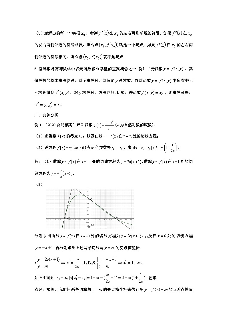 备考2024新高考新题型高三数学--高阶导数，凸凹性与偏导数第3页