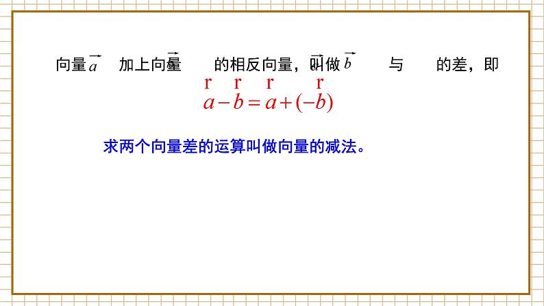 【新教材】6.2.2 向量的减法运算 课件（1）-人教A版高中数学必修第二册第6页