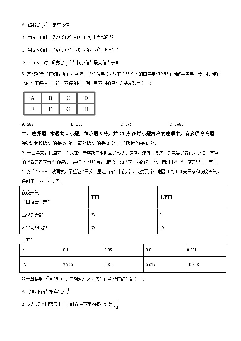 山东省菏泽市2022-2023学年高二下学期期末数学试题(学生版+解析)03