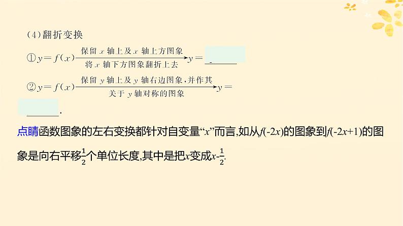 2024版高考数学全程学习复习导学案第三章函数及其应用第六节函数的图象课件第7页