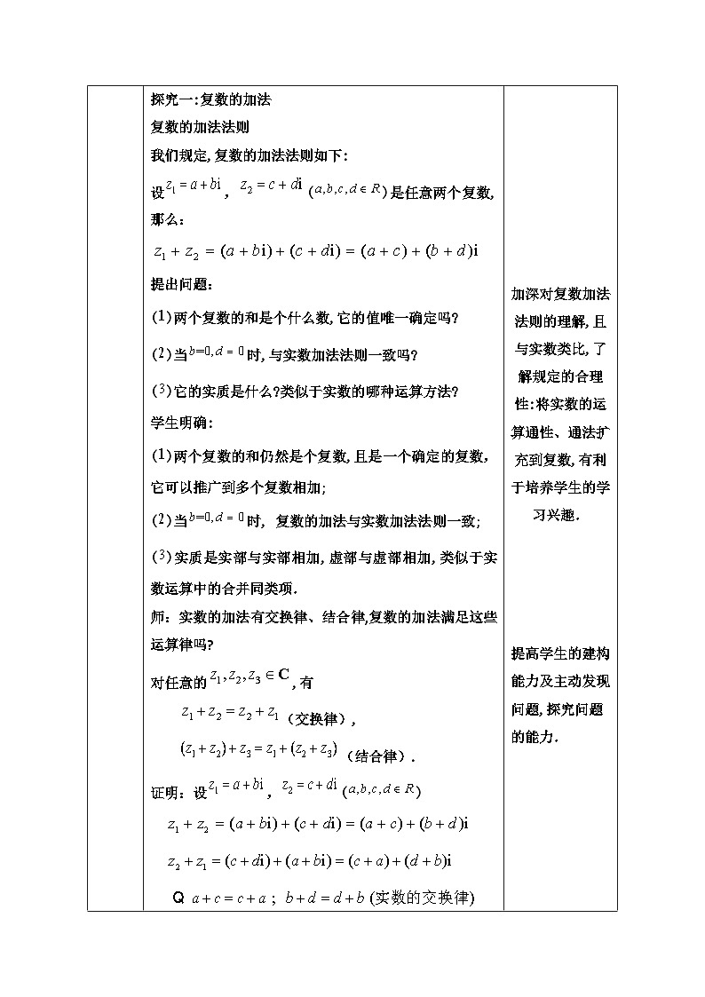 高一数学（人教A版）7.2.1复数的加、减运算及其几何意义教案03