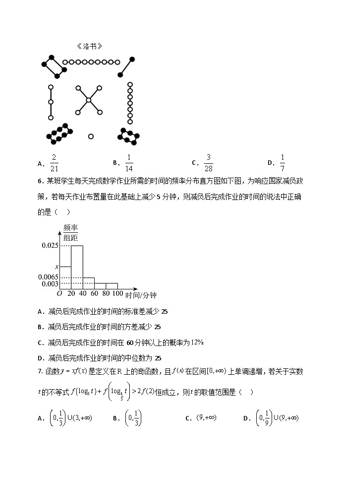 辽宁省沈阳市东北育才学校科学高中部2023-2024学年高三下学期第六次模拟考试数学试卷02
