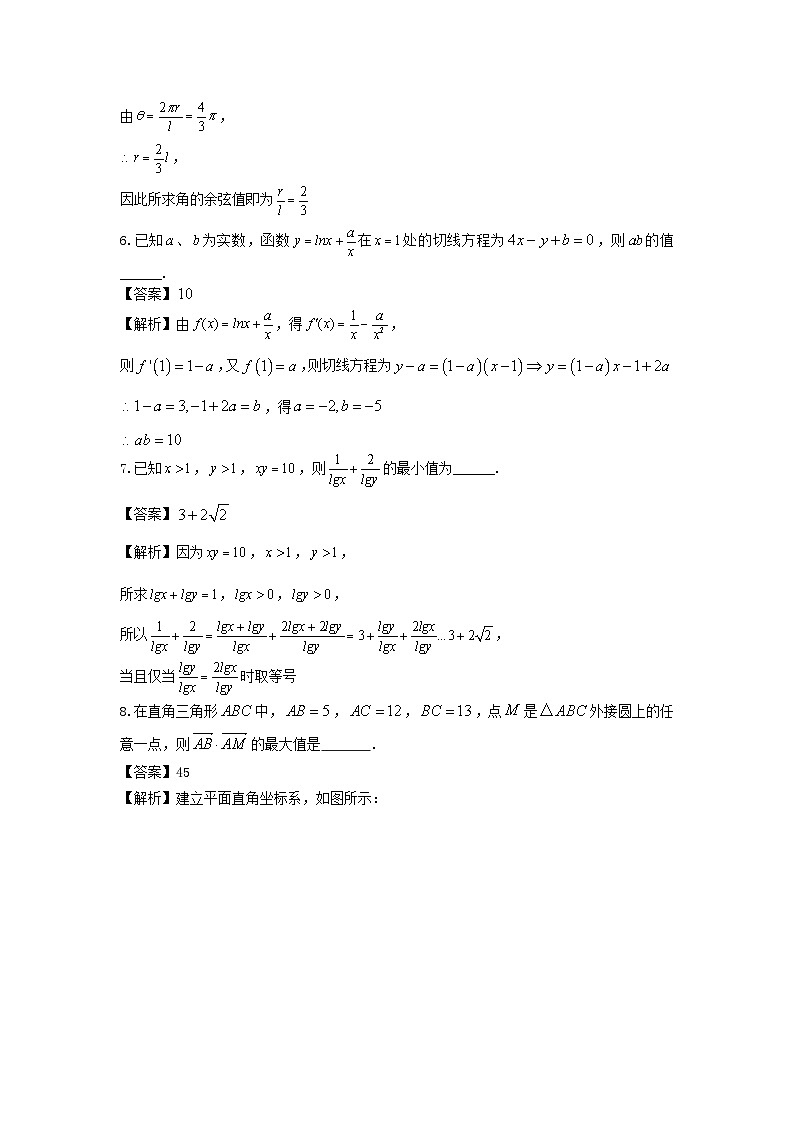 上海市华东师范大学第二附属中学2023-2024学年高二下学期3月月考数学试卷02