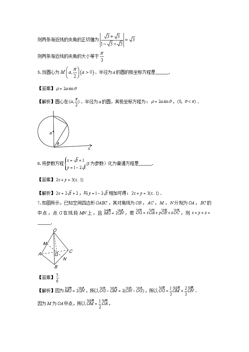2023-2024学年上海市七宝中学高二年级下学期3月月考 - 解析版第2页