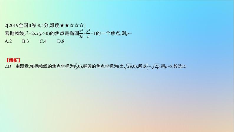 2025版高考数学一轮复习真题精练第八章平面解析几何第31练圆锥曲线的综合应用课件04