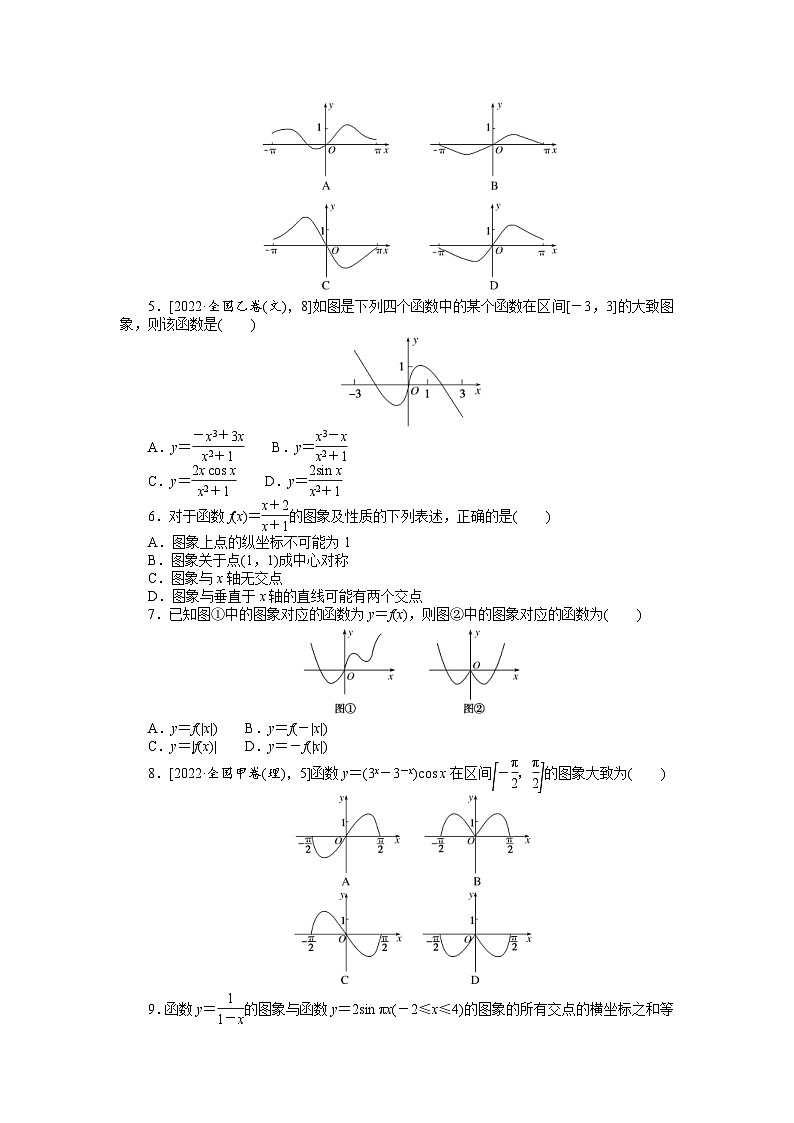 新高考数学一轮复习微专题专练12函数的图象（含详解）第2页