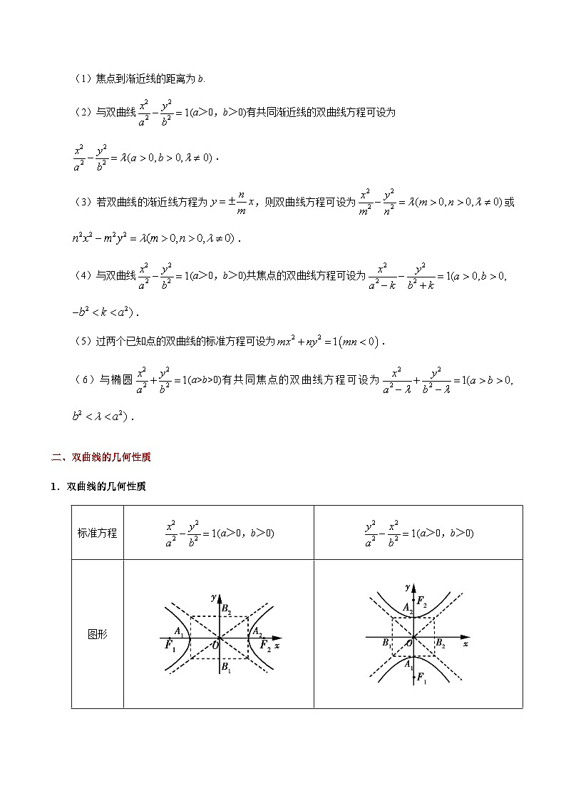 最新高考理数考点一遍过讲义 考点39 双曲线第3页