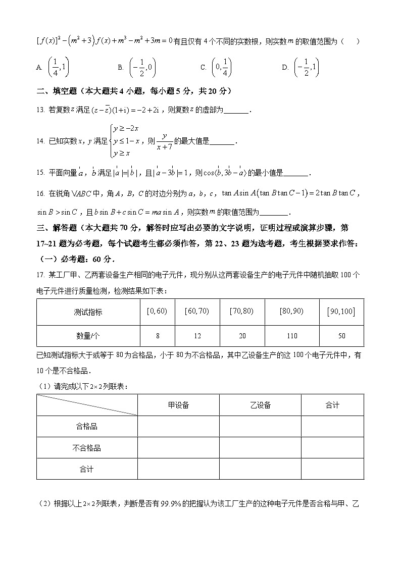四川省成都市四七九名校2023届高三二模理科数学试题（Word版附答案）03