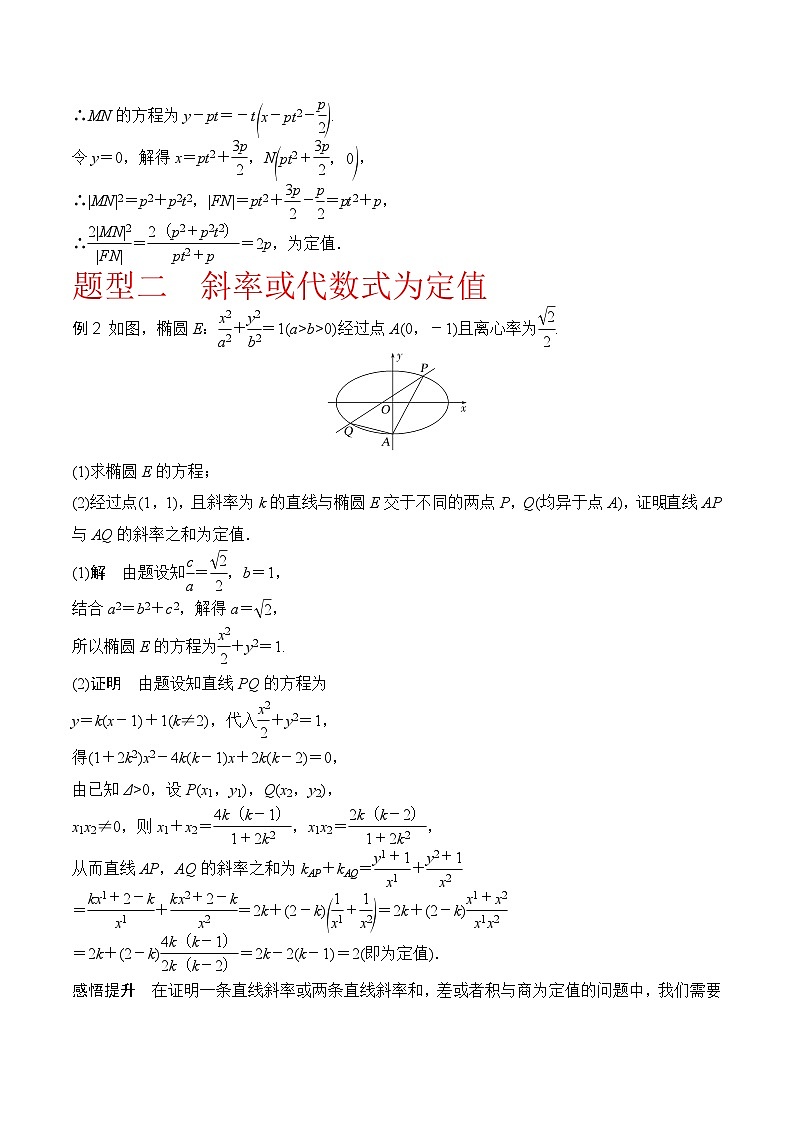 新高考数学圆锥曲线62种题型第十节  圆锥曲线中的定值问题（教师版）第3页