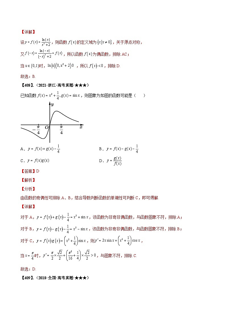专题2.3 函数图像变换（平移、伸缩、对称）(解析版)第3页