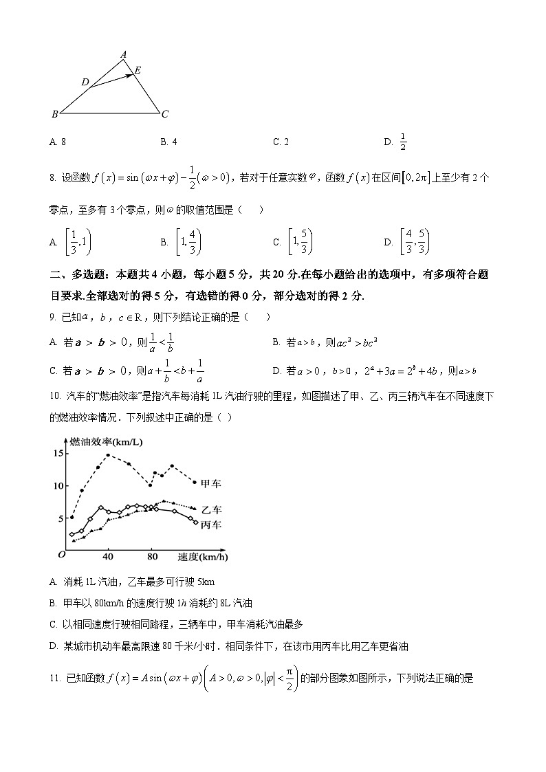湖南省长沙市第一中学2023-2024学年高一下学期开学自主检测数学试卷（Word版附解析）02