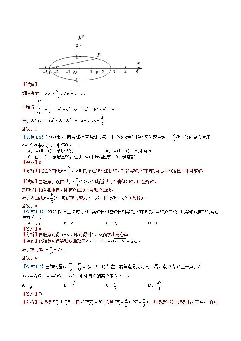 专题7-3圆锥曲线离心率归类（解析版）第2页
