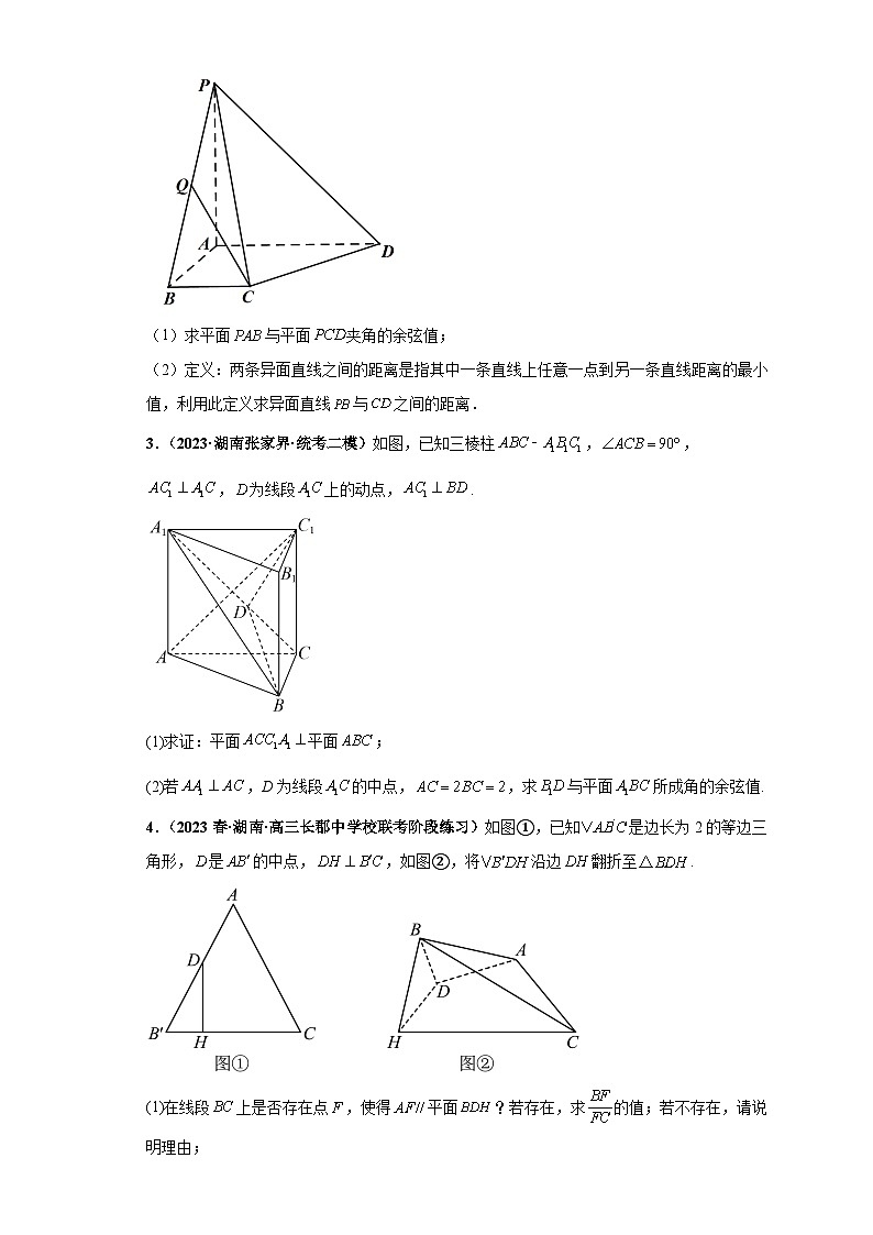 专题03 立体几何大题压轴练（原卷版）第2页