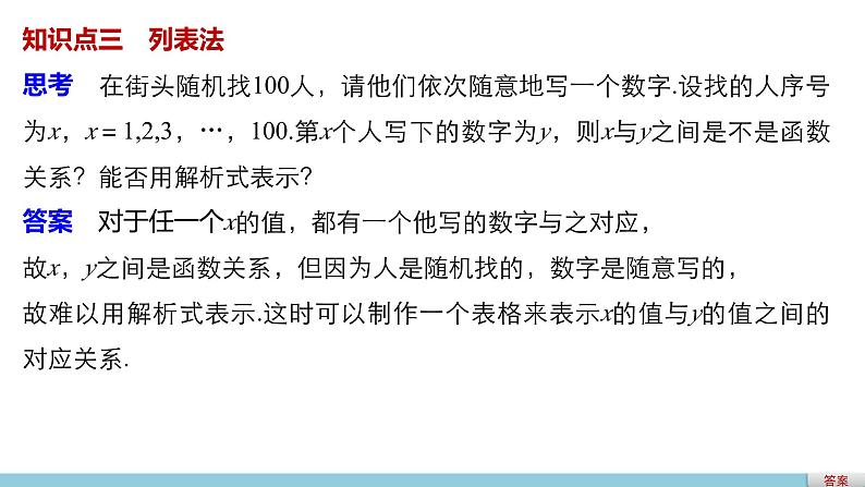 第二章 2.2.2函数的表示法（一）--新人教版高中数学必修第一册全套PPT课件第5页