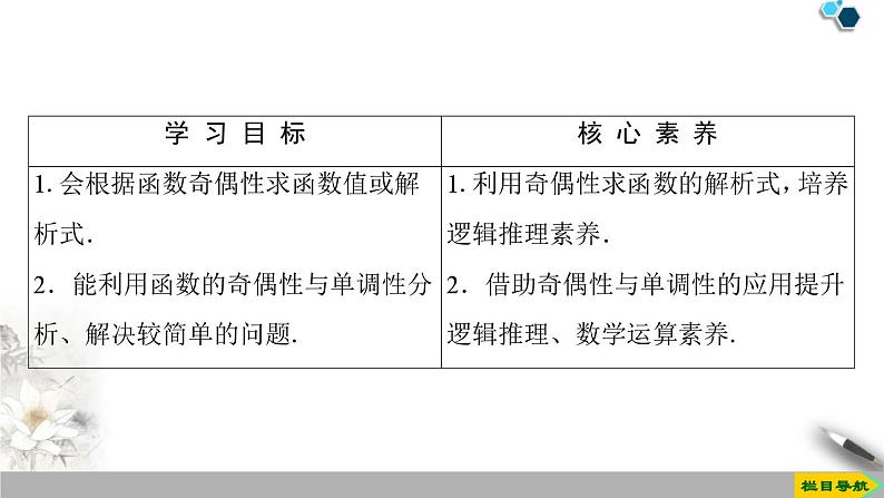 3.2.2 第2课时奇偶性的应用-新人教版高中数学必修第一册全套课件第2页