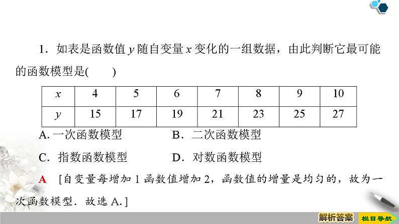 4.5.3函数模型的应用-新人教版高中数学必修第一册全套课件08