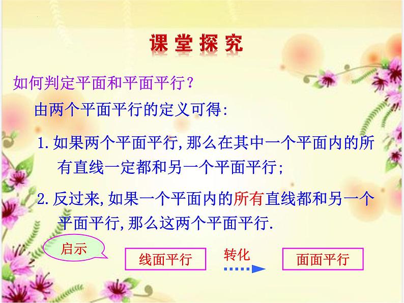 2023-2024学年人教A版必修第二册 8.5.3平面与平面平行的判定+课件第6页