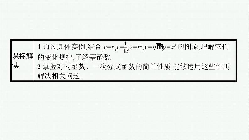 第3章  函数与基本初等函数 第5节  幂函数、对勾函数及一次分式函数2025届高考数学一轮总复习(适用于新高考新教材)ppt第2页