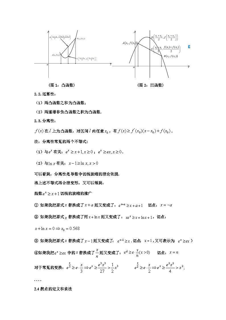 高考数学导数专题-19.函数的凸凹性及应用第2页