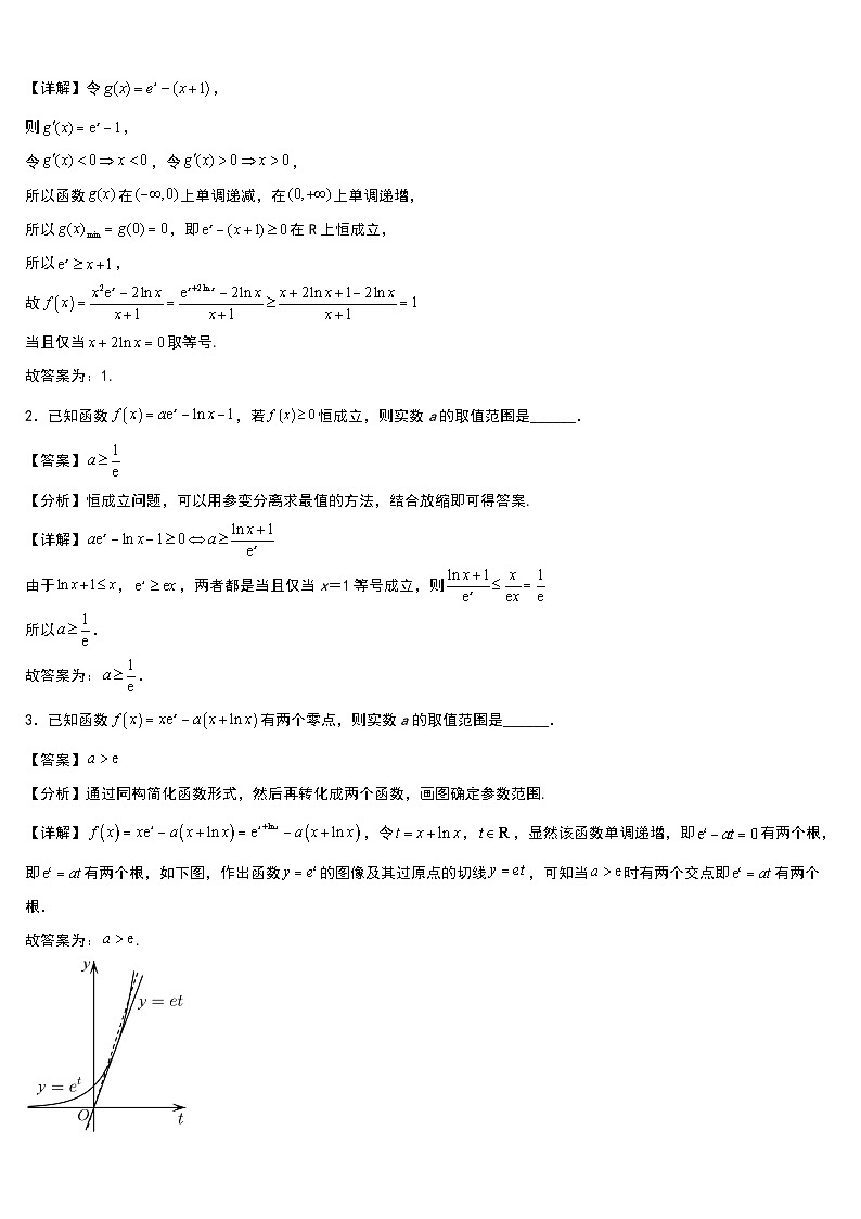 高考数学导数专题-31.同构携手放缩第3页