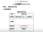 人教A版高中数学选择性必修第一册2-2-1直线的点斜式方程课件