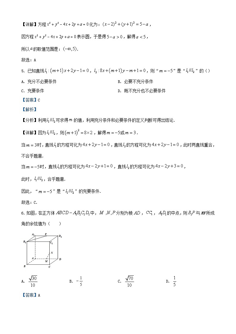 内蒙古赤峰市红山区2023_2024学年高二数学上学期11月期中试题含解析03