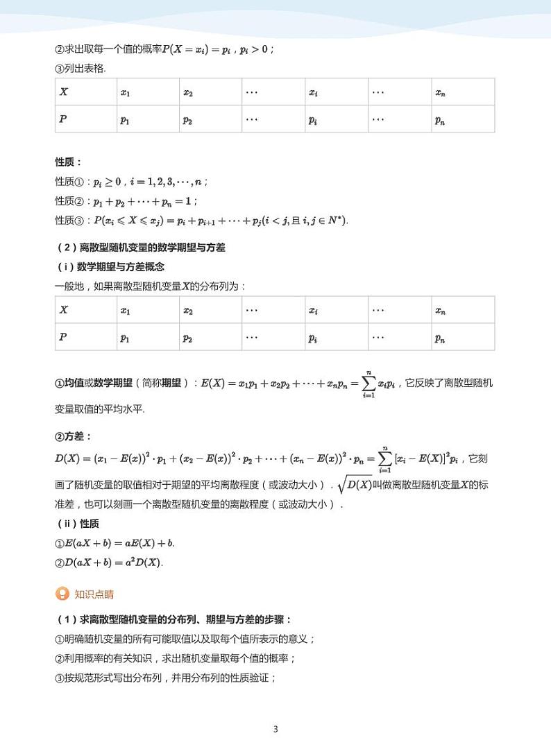 概率与统计-讲义（学生版）第3页