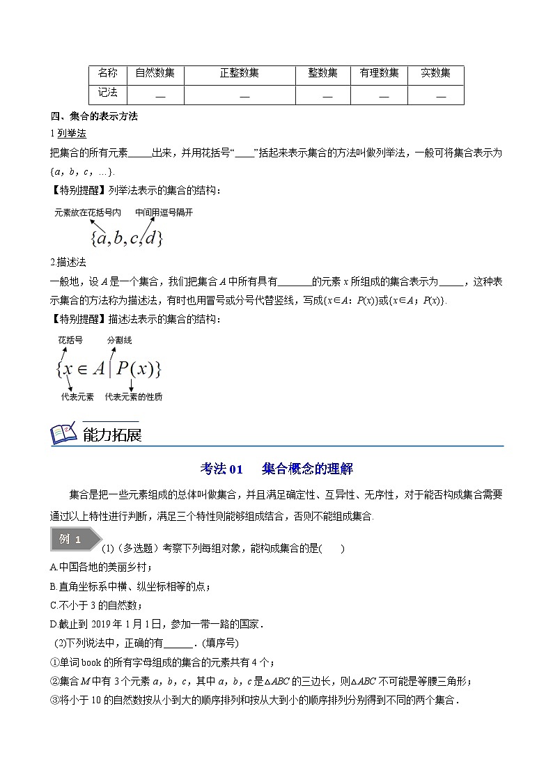 第01讲 集合的概念与表示-高一数学同步精品讲义（苏教版必修第一册）02