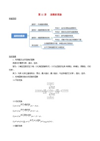 2024年新高考数学一轮复习知识梳理与题型归纳第11讲函数的图象（教师版）