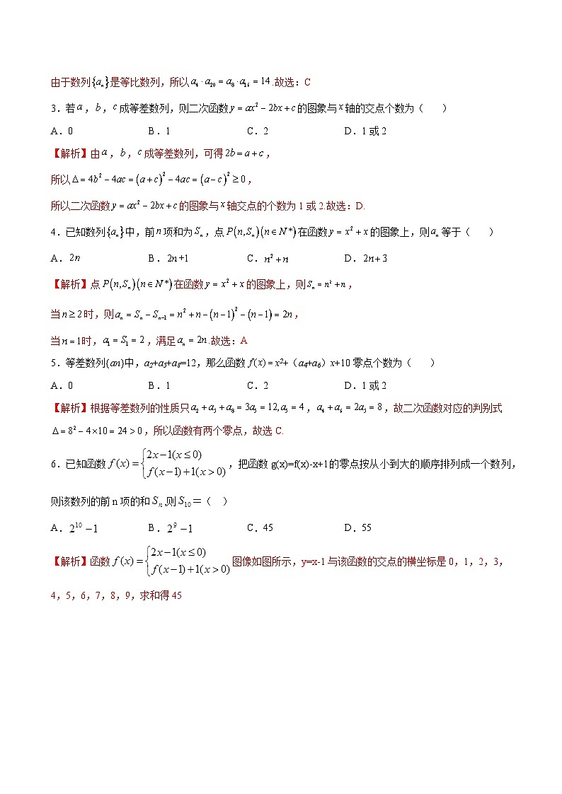 专题19 函数中的数列问题(解析版)第2页