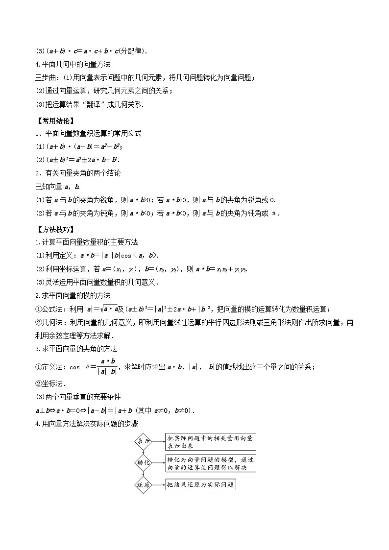 2024年新高考数学一轮复习题型归类与强化测试专题34平面向量的数量积及其应用（教师版）02
