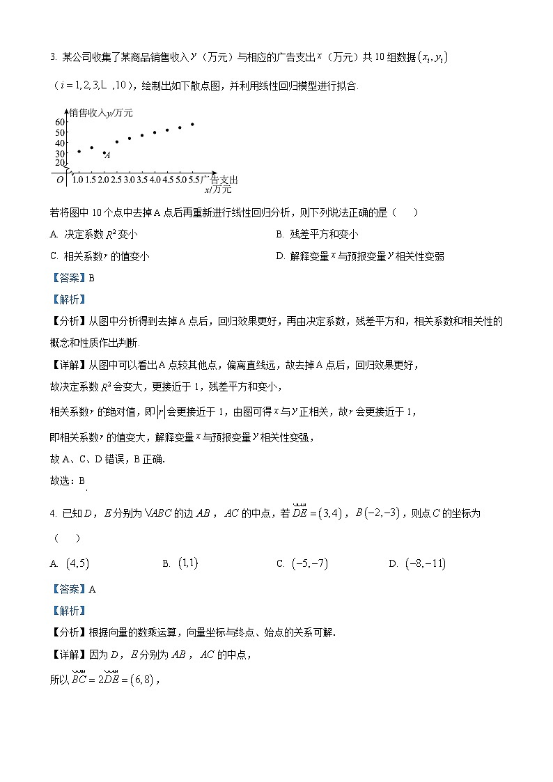 四川省雅安市2024届高三下学期二诊数学（文）试题（原卷版+解析版）02