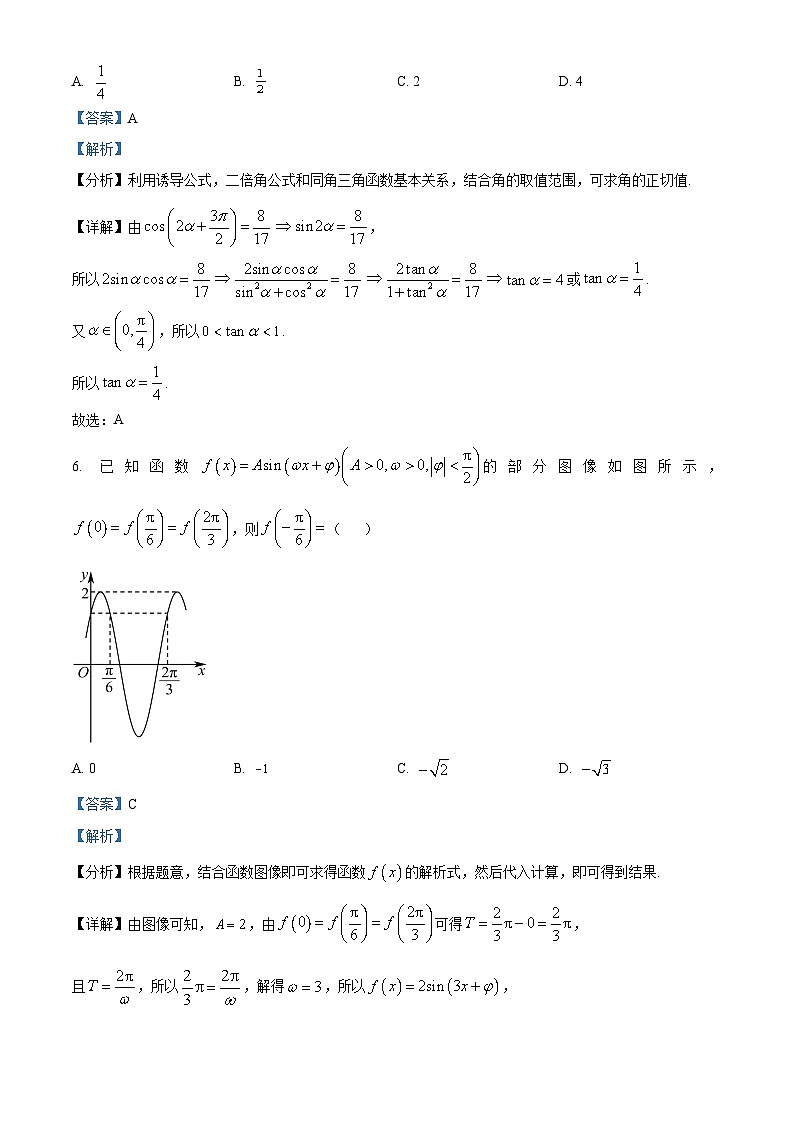 2024衡阳高三下学期二模数学试题含解析03