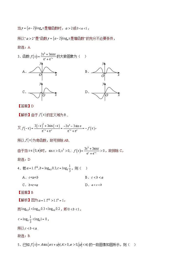 2024年高考第二次模拟考试：数学（天津卷）（解析版）第2页