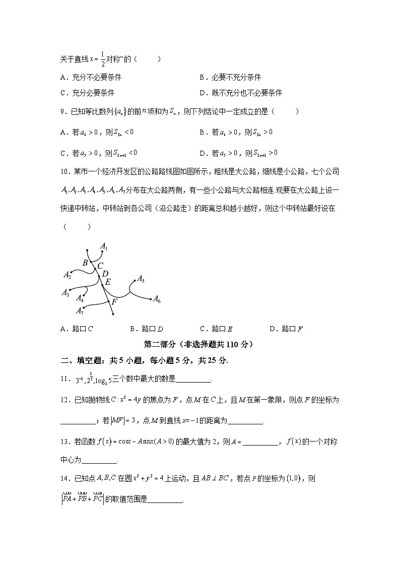 精品解析：北京市昌平区2023届高三二模数学试题及答案解析02