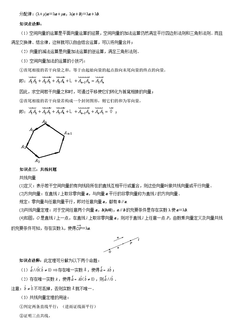 2024一轮数学讲义+题型细分与精练 95个专题 524个题型空间向量与立体几何——讲义第2页