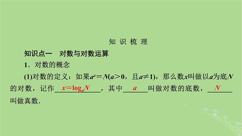 2025版高考数学一轮总复习第2章函数概念与基本初等函数Ⅰ第6讲对数与对数函数课件03